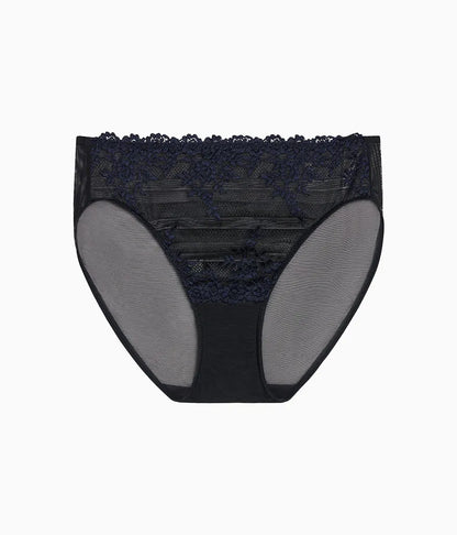 Embrace Lace® Hi-Cut: Black/Night Sky