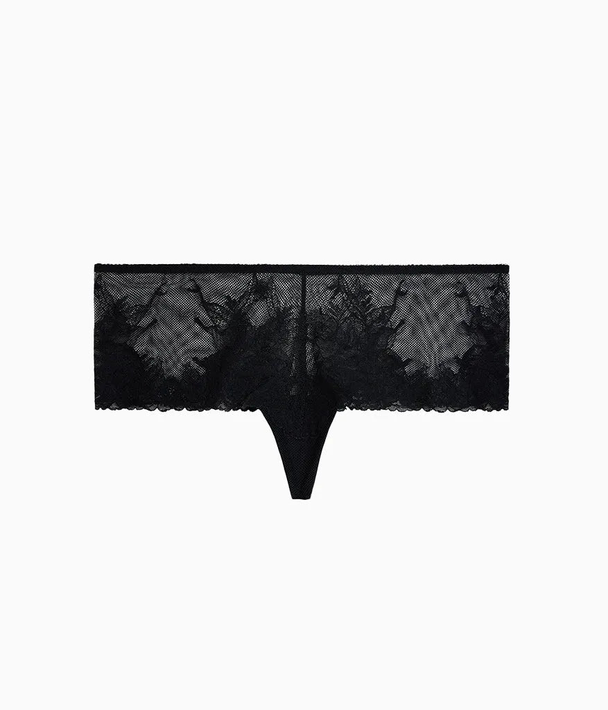 Vivid Attraction Tanga: Black