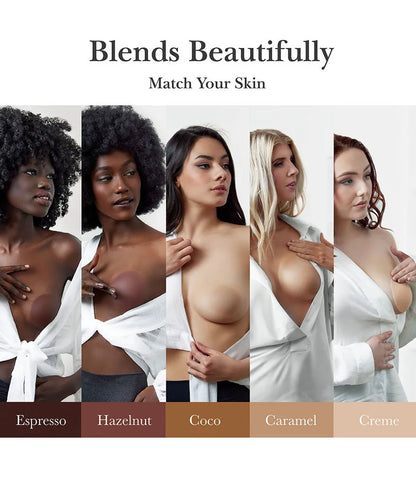 Nippies Adhesive Nipple Covers - Extra Coverage: Hazelnut