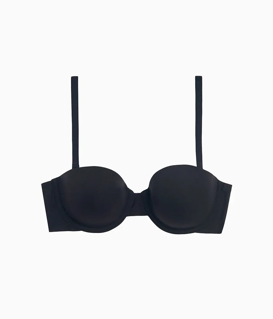 Comfort First Strapless Bra: Black