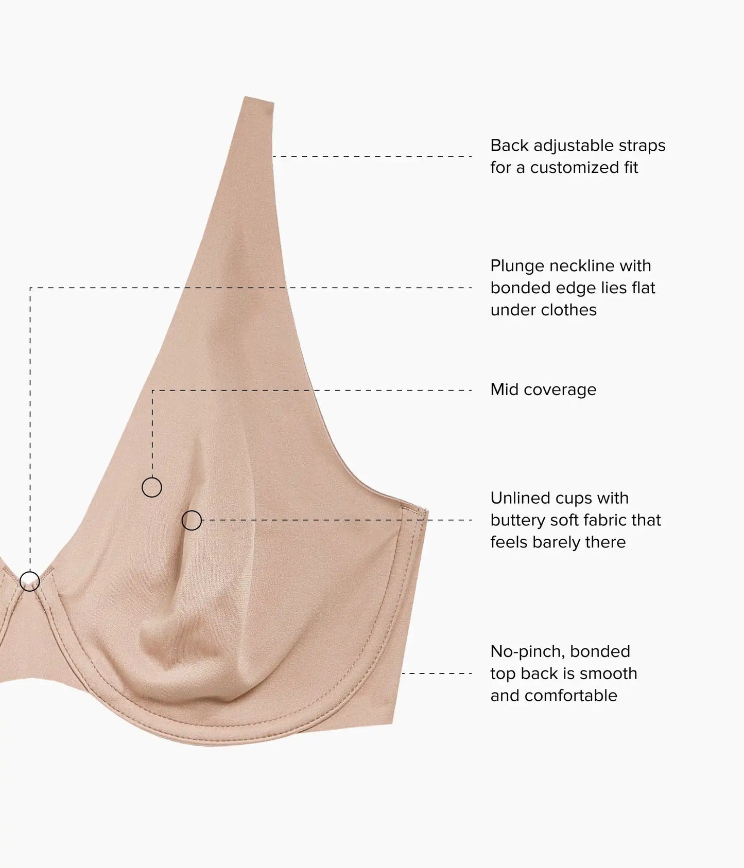 Better Than Braless™ Underwire Bra: Roebuck
