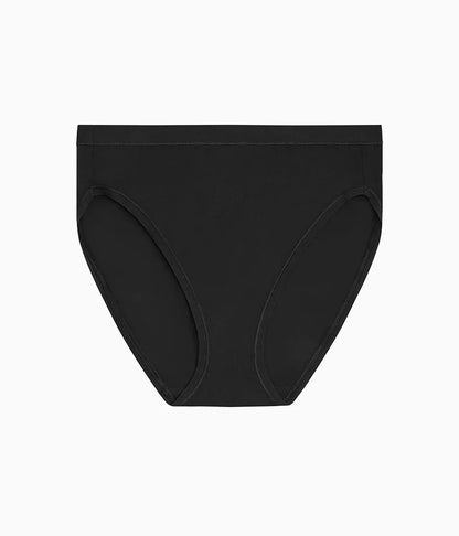 Understated Cotton Hi-Cut: Black