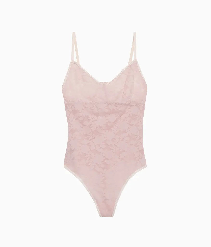 Shadow Scene Bodysuit: Blush Pink