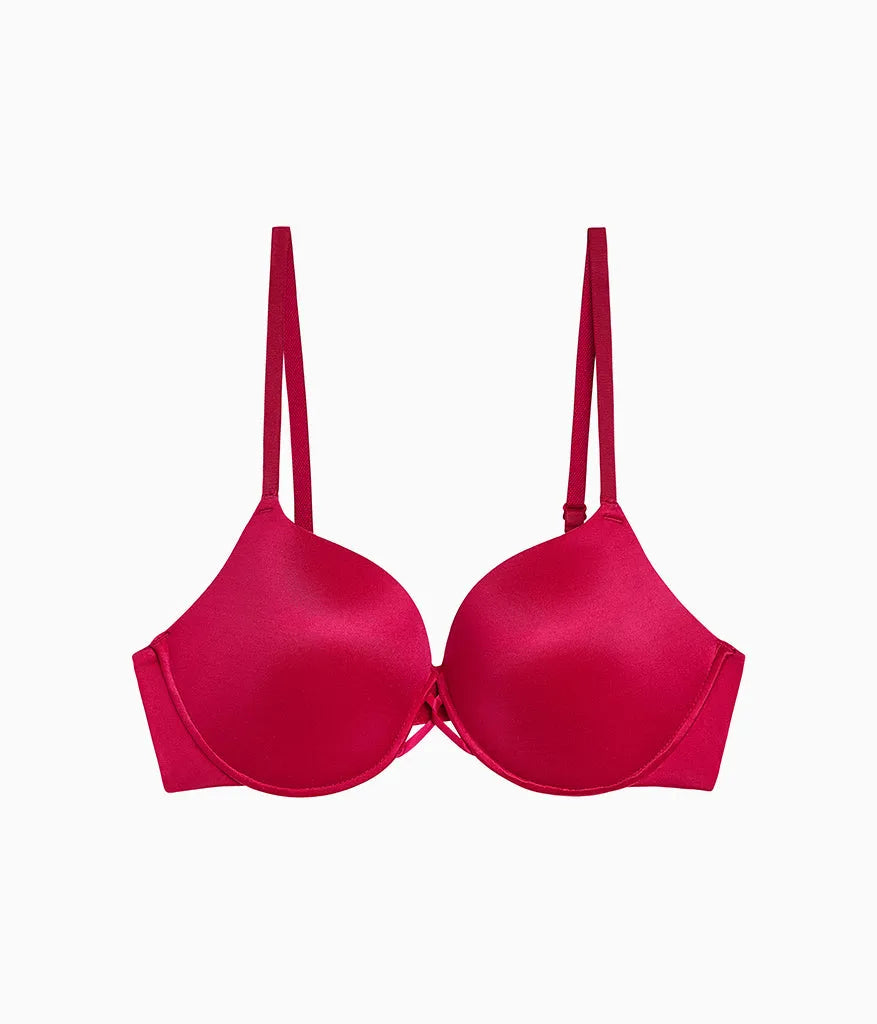 Undercover Plunge T-Shirt Bra: Cerise