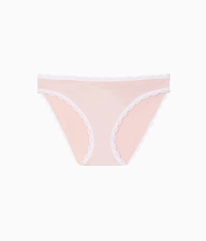 Inspired Eyelet Bikini: Rose Smoke