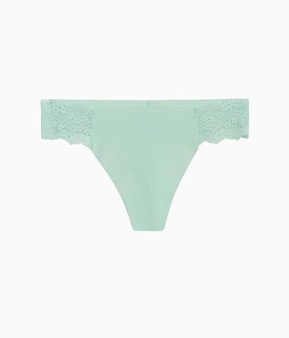 b.bare Hi-Waist Thong: Silt Green