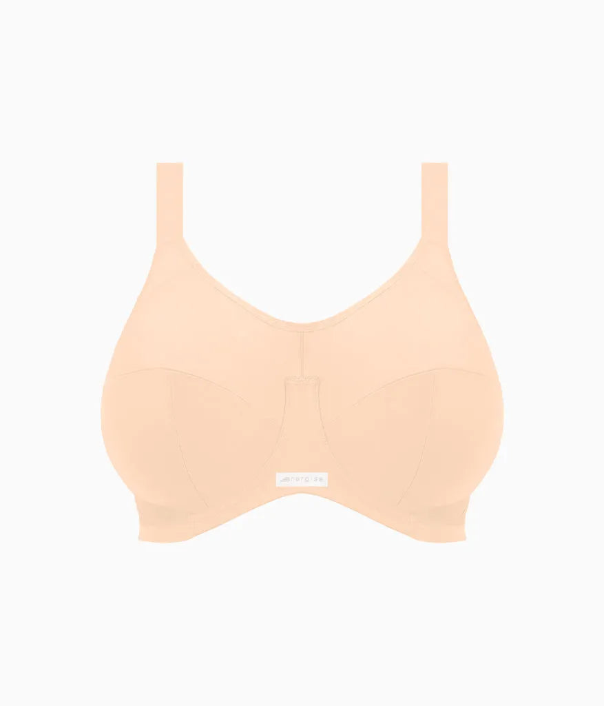 Energise Full Figure Underwire Sport Bra: Nude
