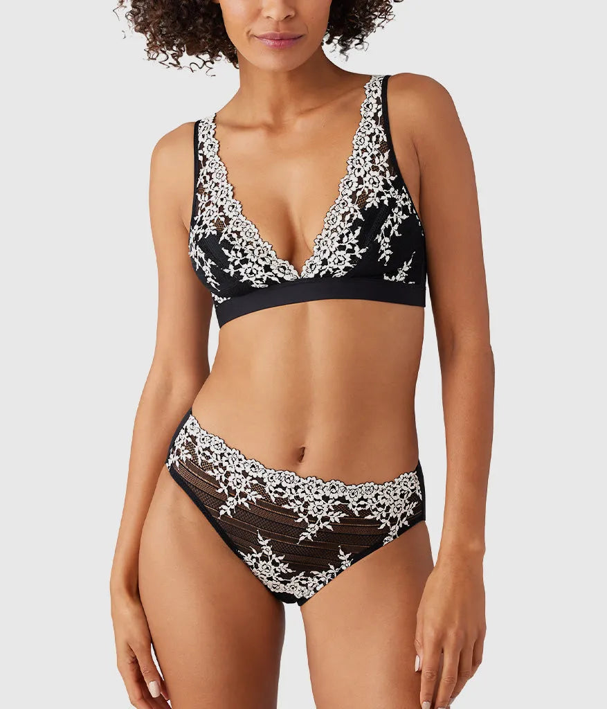 Embrace Lace® Wire Free Bralette: Black