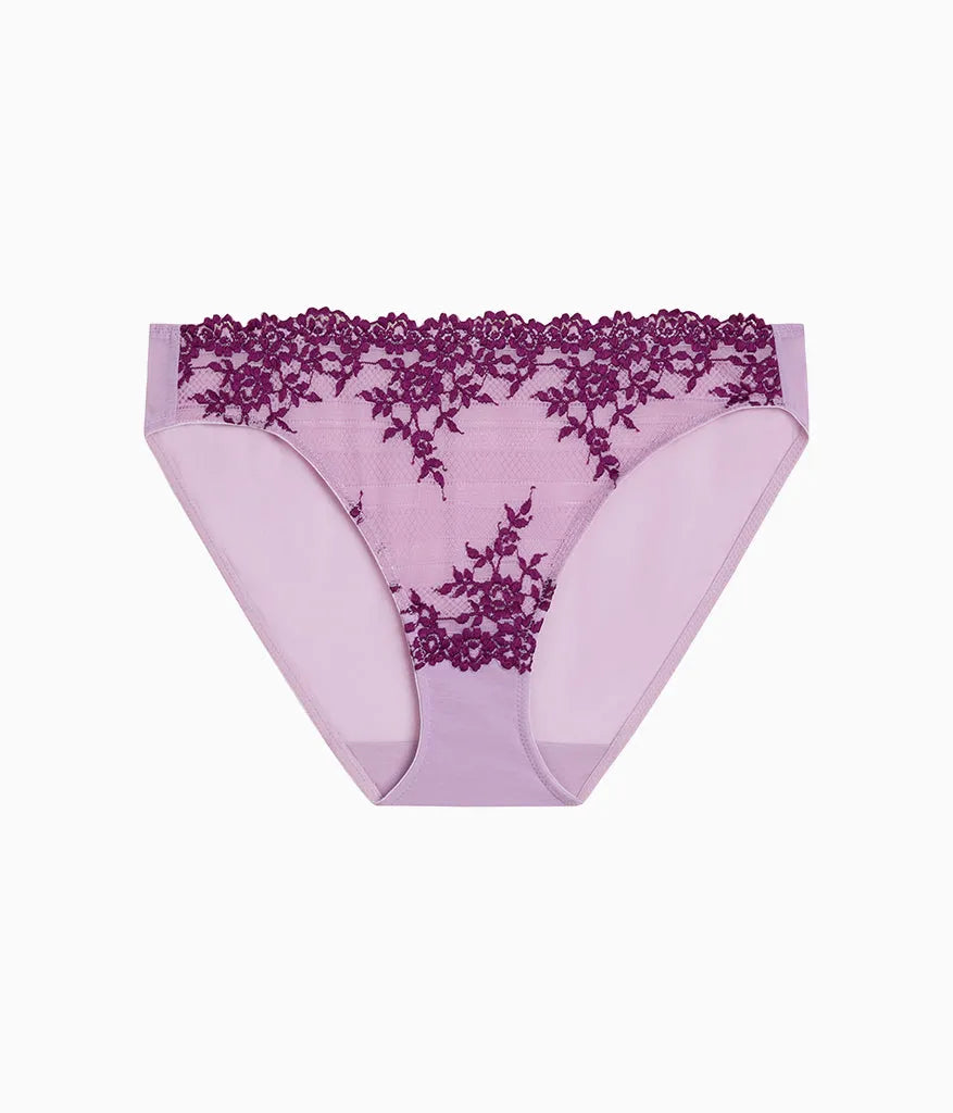 Embrace Lace® Bikini: Lavender Sage/Dark Purple