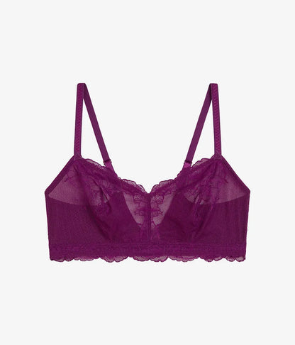 Vivid Attraction Bralette: Dark Purple