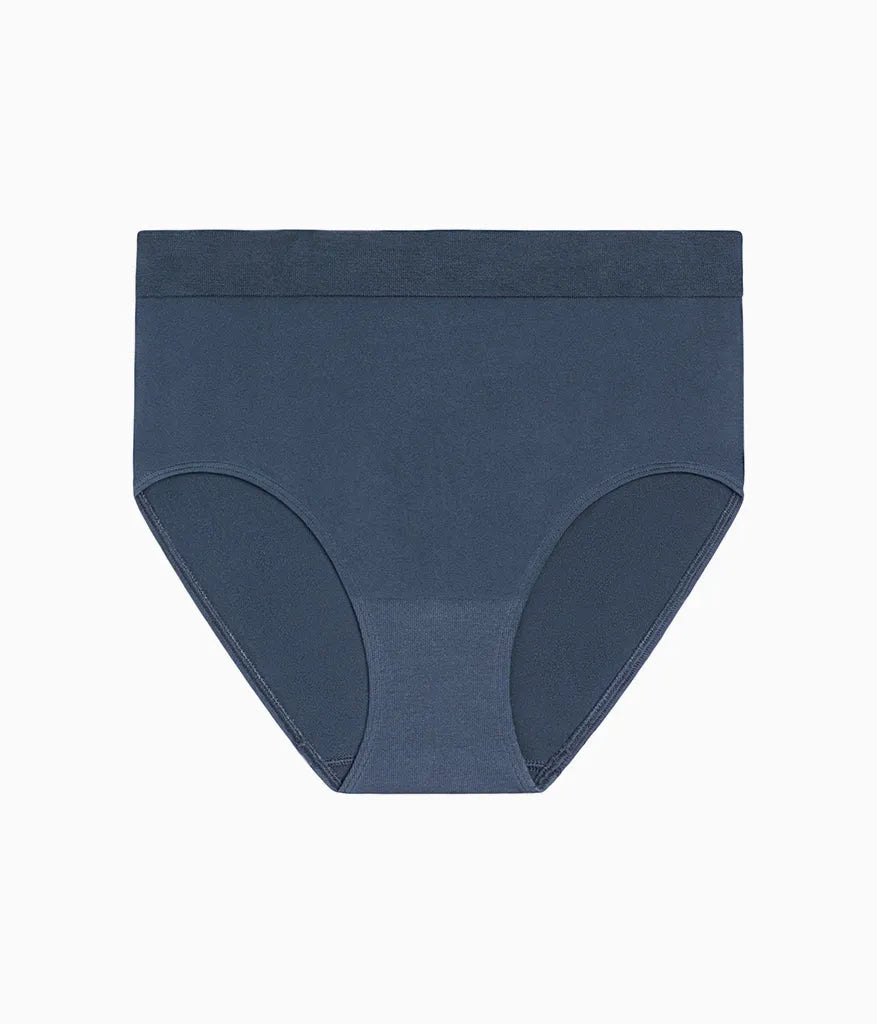 B-Smooth® Seamless Brief: Dark Slate