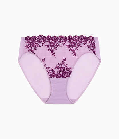 Embrace Lace® Hi-Cut: Lavender Sage/Dark Purple
