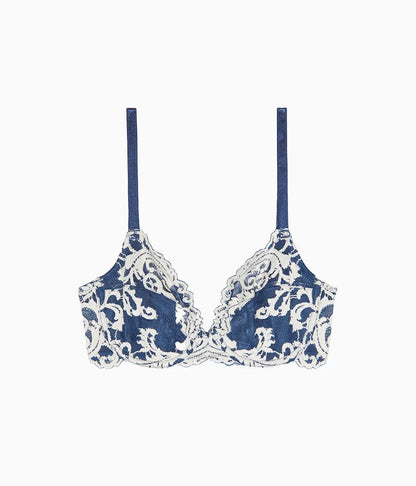 Instant Icon® Underwire Bra: Sargasso Sea/Egret