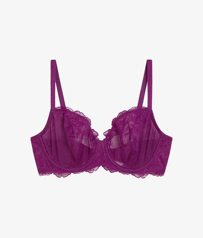 Vivid Attraction Underwire Bra: Dark Purple
