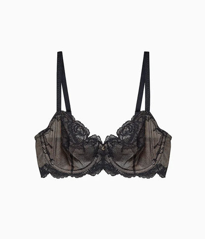 Vivid Attraction Underwire Bra: Black
