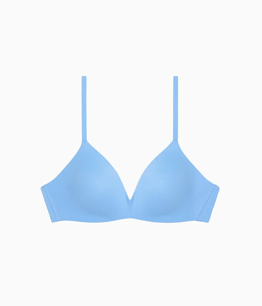 How Perfect Wire Free T-Shirt Bra: Bel Air Blue