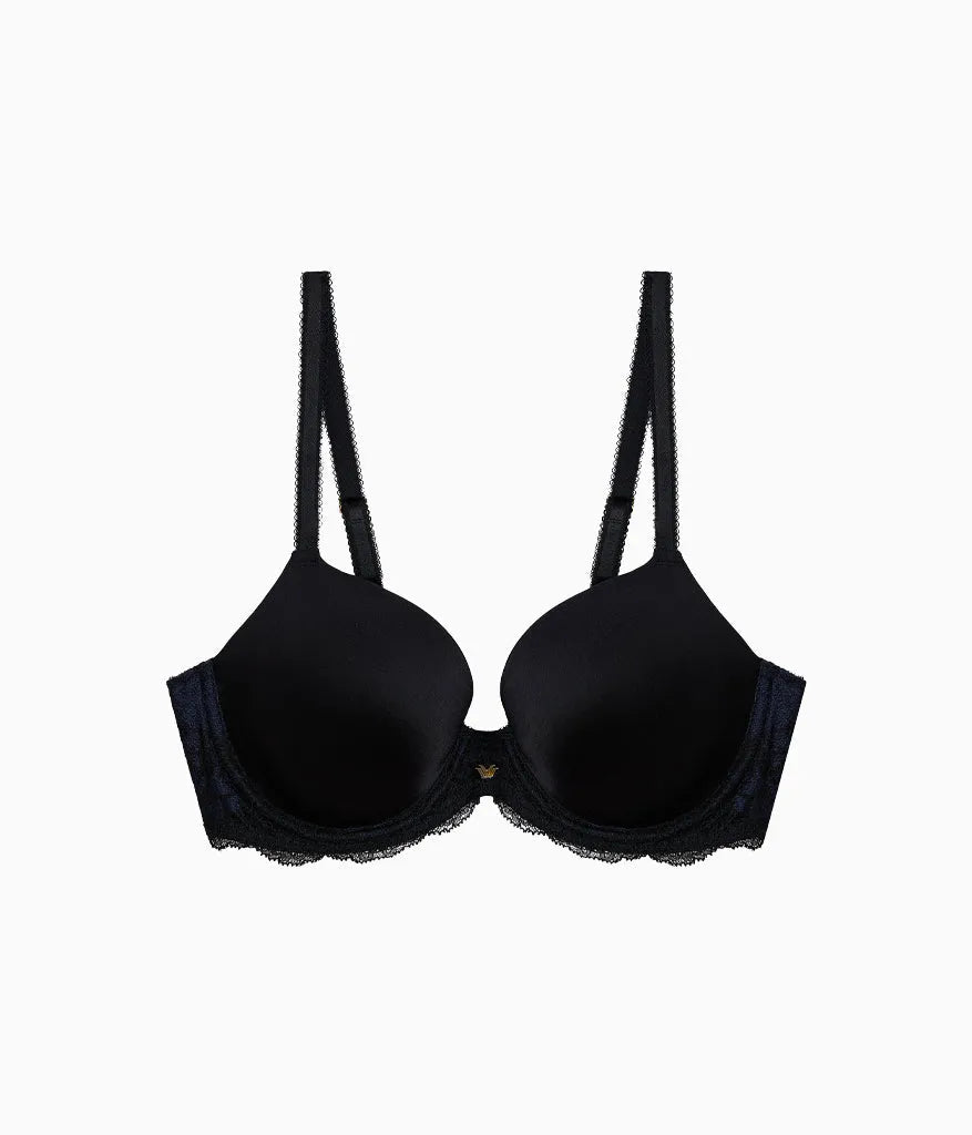 Modern Affair T-Shirt Bra: Night Sky/Black