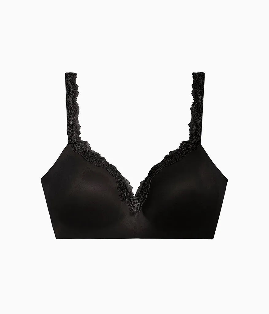 Softly Styled Wire Free T-Shirt Bra: Black