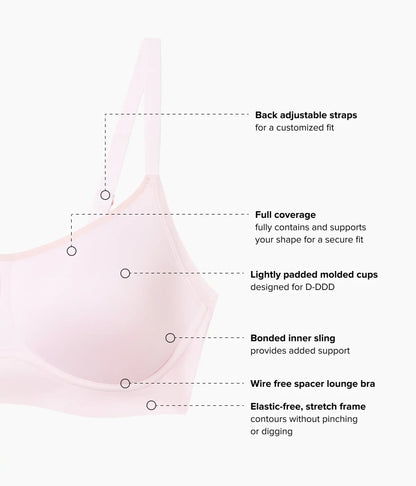 Easy Like Sunday™ Wire Free T-Shirt Bra: Cradle Pink