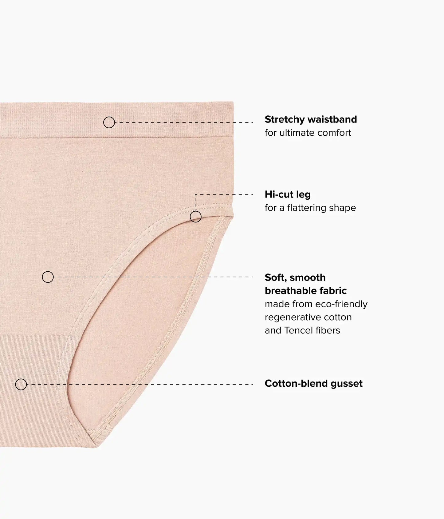 B-Smooth® Natural Hi-Cut: Roebuck