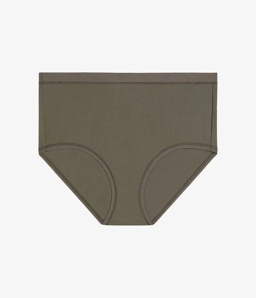 Understated Cotton Brief: Bungee Cord