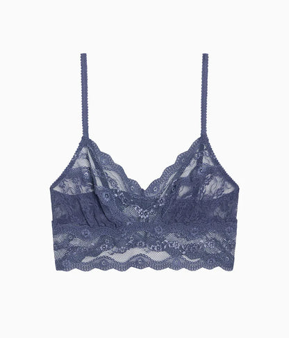 Lace Kiss Bralette: Crown Blue