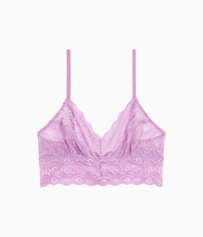 Lace Kiss Bralette: Smoky Grape