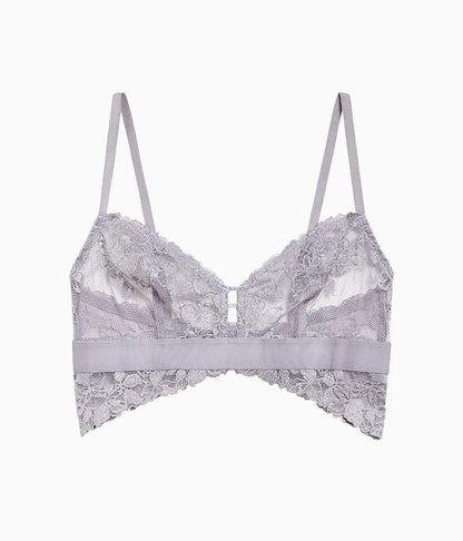 Opening Act Bralette: Minimal Gray