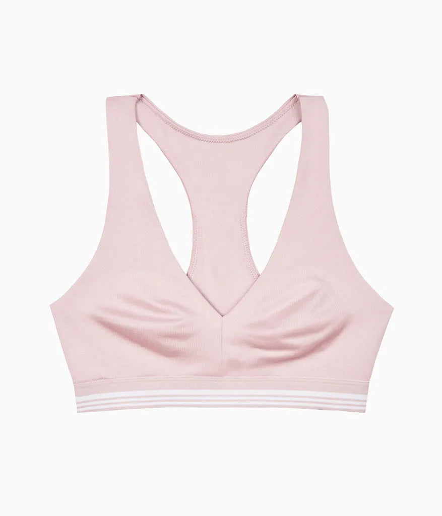 b.active Racerback Sport Bralette: Blush Pink