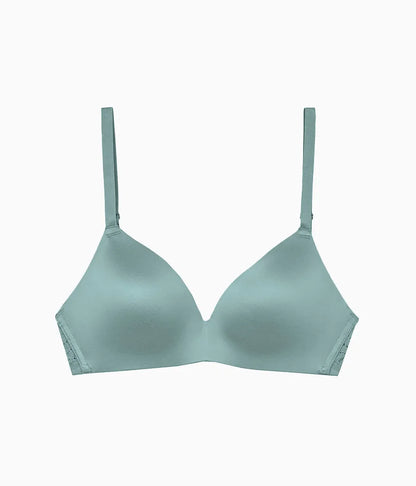 Future Foundation Wire Free T-Shirt Bra with Lace: Trellis