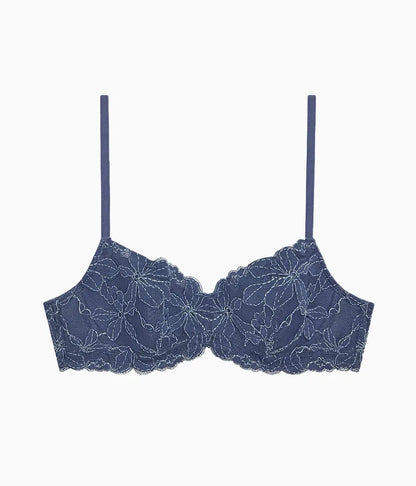 Feeling Famous Balconette Contour Bra: Crown Blue/ Blue Glow
