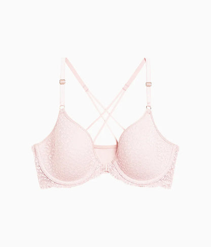 Untamed Front Close T-Shirt Bra: Rose Smoke