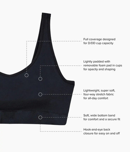 Feeling Flexible Bralette: Black