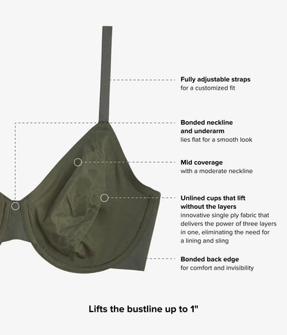 Confidence Boost™ Underwire Bra: Kambaba