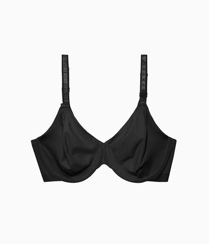 Shape Revelation® Uneven Underwire Bra: Black