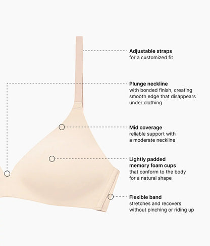 Comfort First Wire Free T-Shirt Bra: Sand