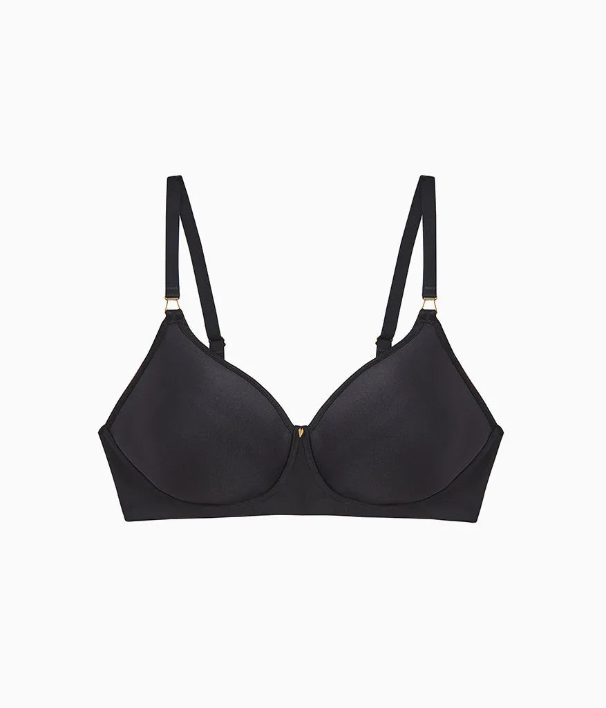 Simply Done Wire Free T-Shirt Bra: Black