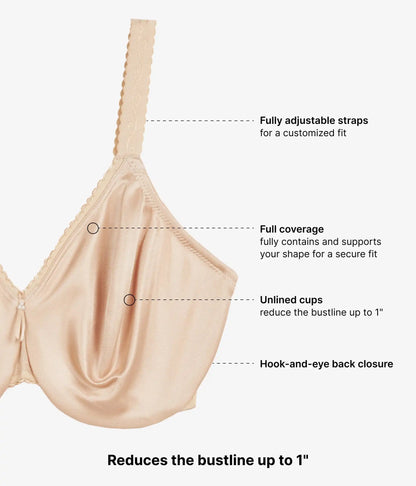 Simple Shaping Minimizer Bra: Sand