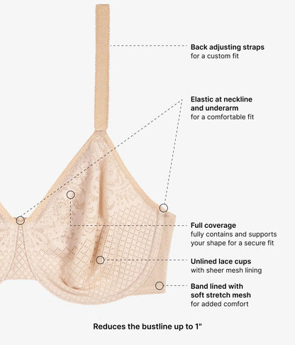 Visual Effects Minimizer Bra: Sand