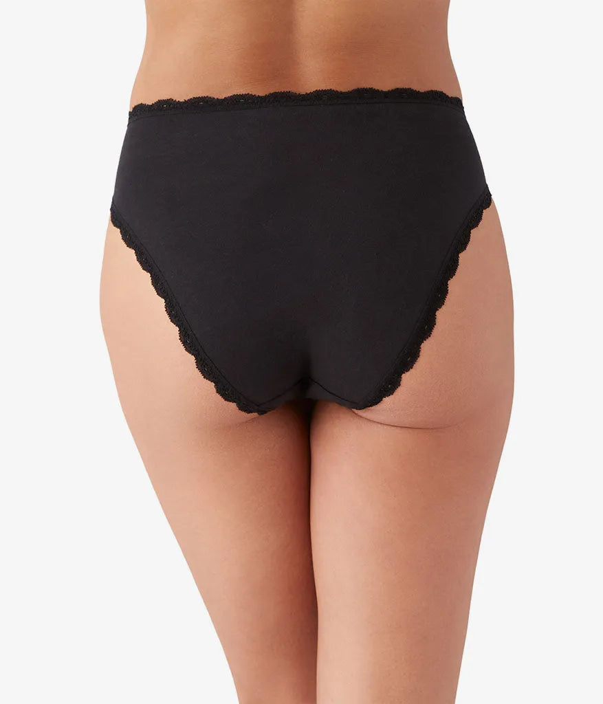 Inspired Eyelet Hi-Leg Panty Pack: White/White/Night
