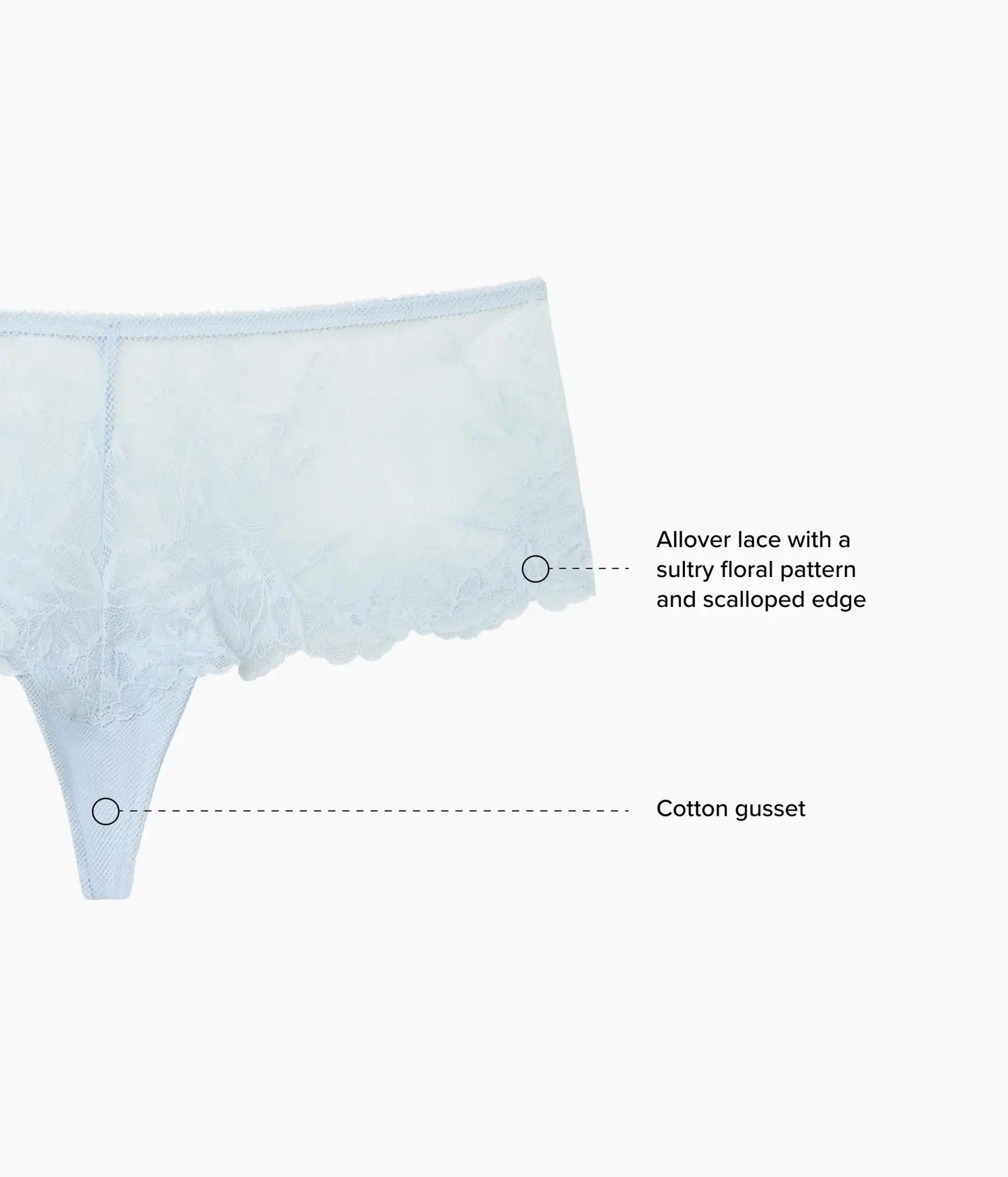 Vivid Attraction Tanga: Soft Sky