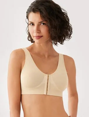B-Smooth® Front Close Bralette: Black