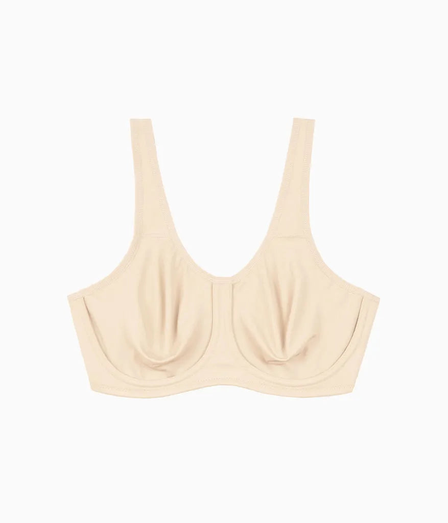Simone Sport Underwire Bra: Sand